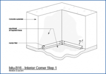 Interior Corner Step 1